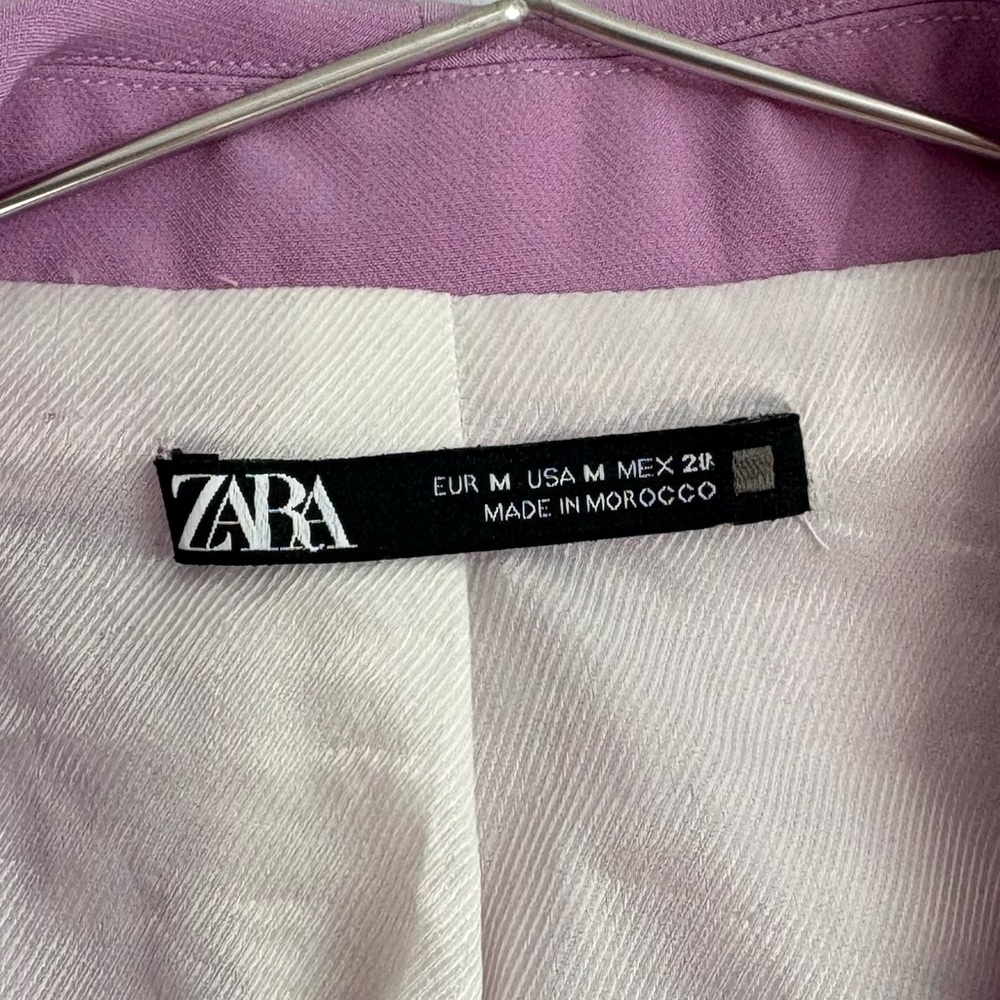 Zara Lilac Mini Wrap Skort Dress - Picture 4 of 10